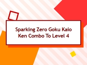 Goku Kaioken Combo Paths for Sparking Zero